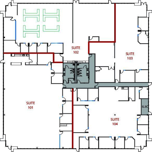 2518 Mission College Blvd, Santa Clara, CA en alquiler Plano de la planta- Imagen 1 de 1