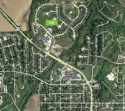 1221 Deerfield Blvd, Blair, NE - VISTA AÉREA  vista de mapa