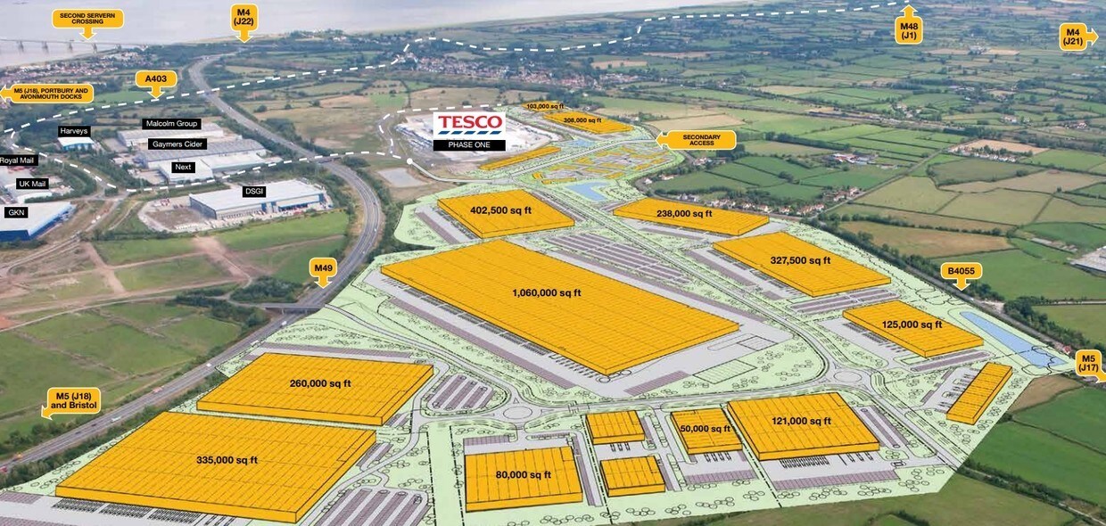 Westgate, Severn Beach en venta Vista aérea- Imagen 1 de 2