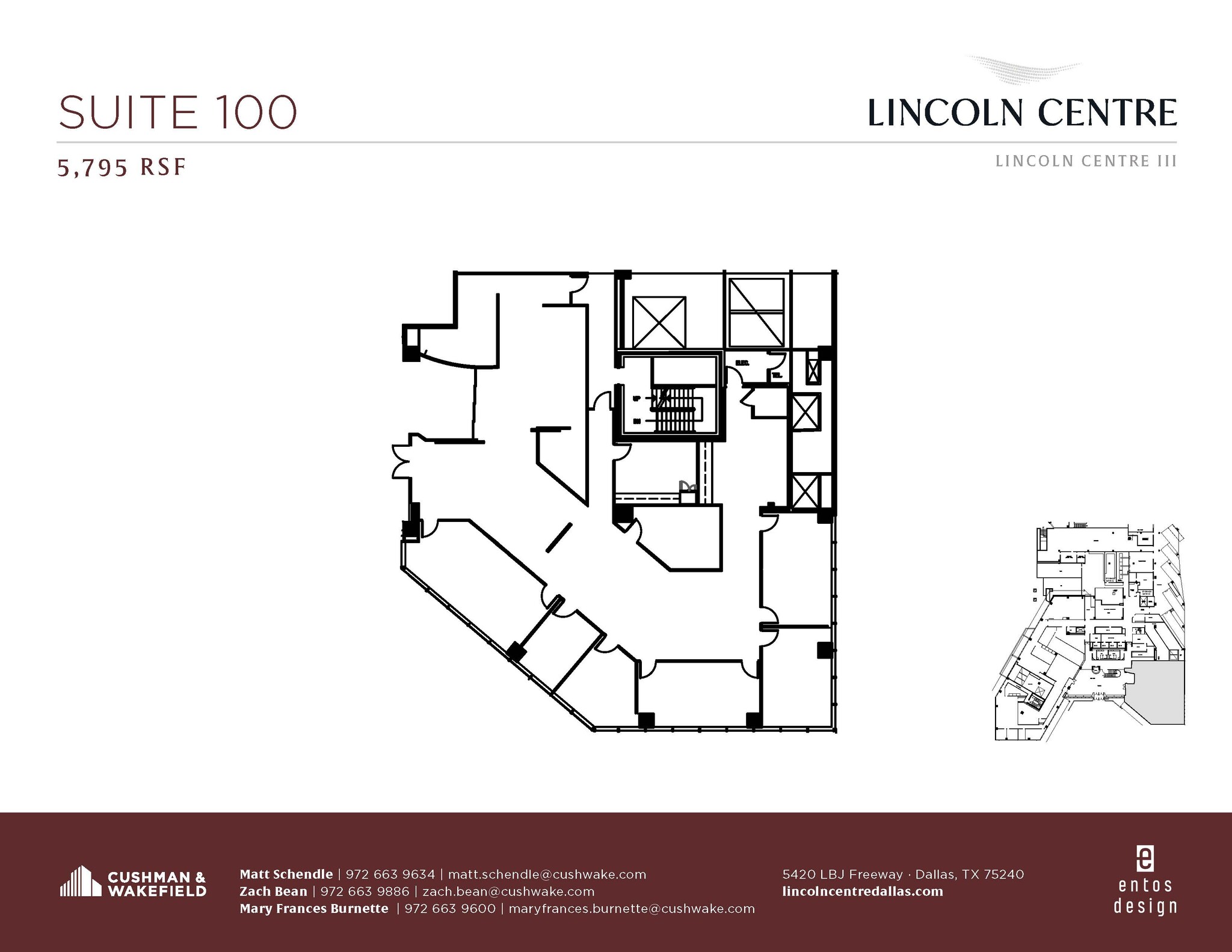 5400 Lyndon B Johnson Fwy, Dallas, TX en alquiler Plano de la planta- Imagen 1 de 1