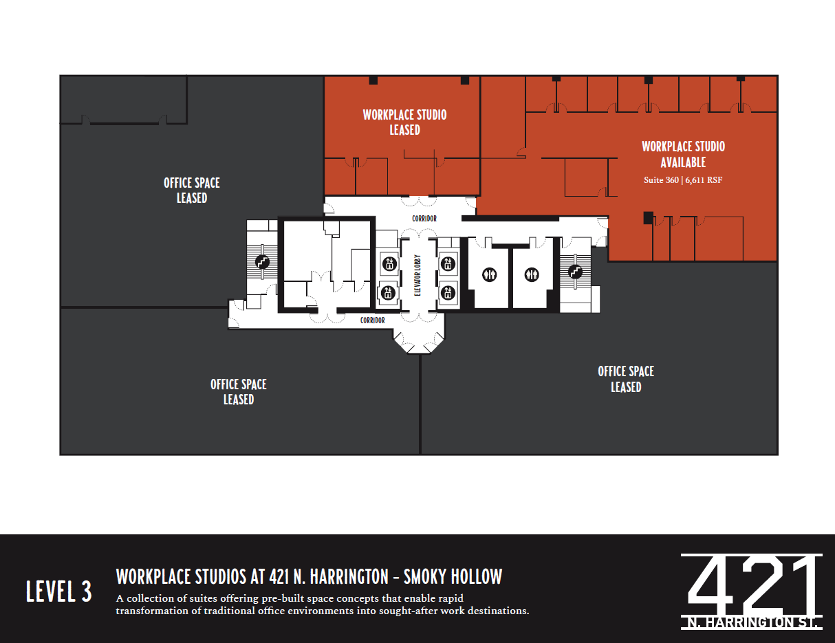 421 N Harrington St, Raleigh, NC en alquiler Plano de la planta- Imagen 1 de 1