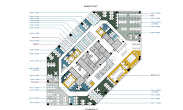 595 Market St, San Francisco, CA en alquiler Plano de la planta- Imagen 2 de 2