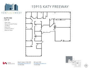 15915 Katy Fwy, Houston, TX en alquiler Plano de la planta- Imagen 1 de 2