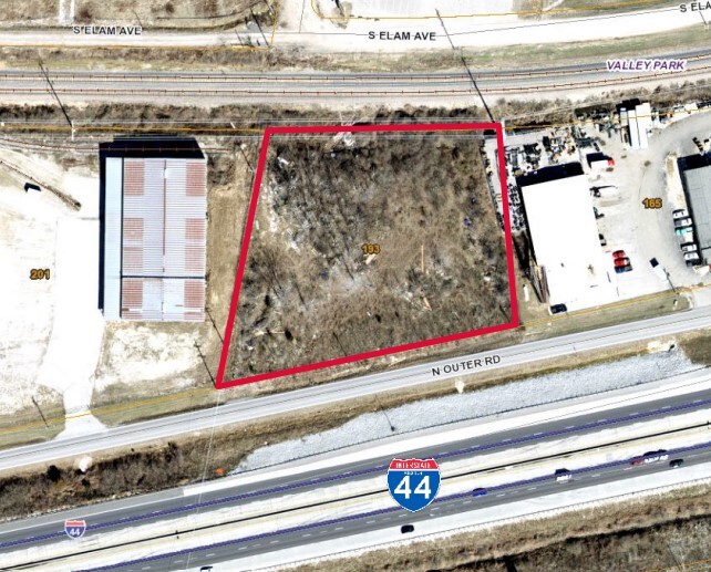 193 N Outer Rd, Manchester, MO en venta - Vista aérea - Imagen 1 de 2