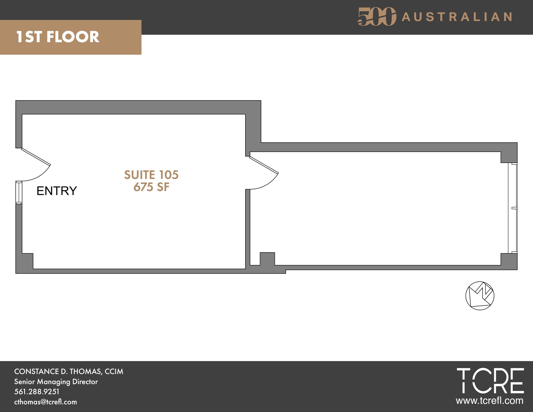 500 S Australian Ave, West Palm Beach, FL en alquiler Plano del sitio- Imagen 1 de 1