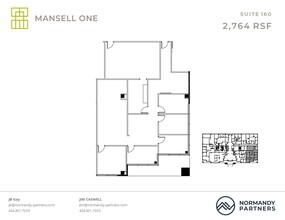 3700 Mansell Rd, Alpharetta, GA en alquiler Plano de la planta- Imagen 1 de 1