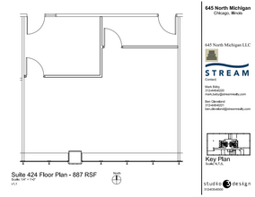 645 N Michigan Ave, Chicago, IL en alquiler Plano de la planta- Imagen 2 de 2