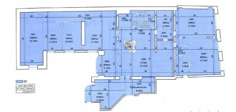 19 Bis Boulevard Delessert, Paris en alquiler Plano de la planta- Imagen 1 de 1