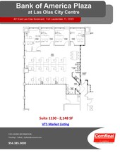 401 E Las Olas Blvd, Fort Lauderdale, FL en alquiler Plano de la planta- Imagen 1 de 1