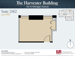 180 N Michigan Ave, Chicago, IL en alquiler Plano de la planta- Imagen 1 de 3