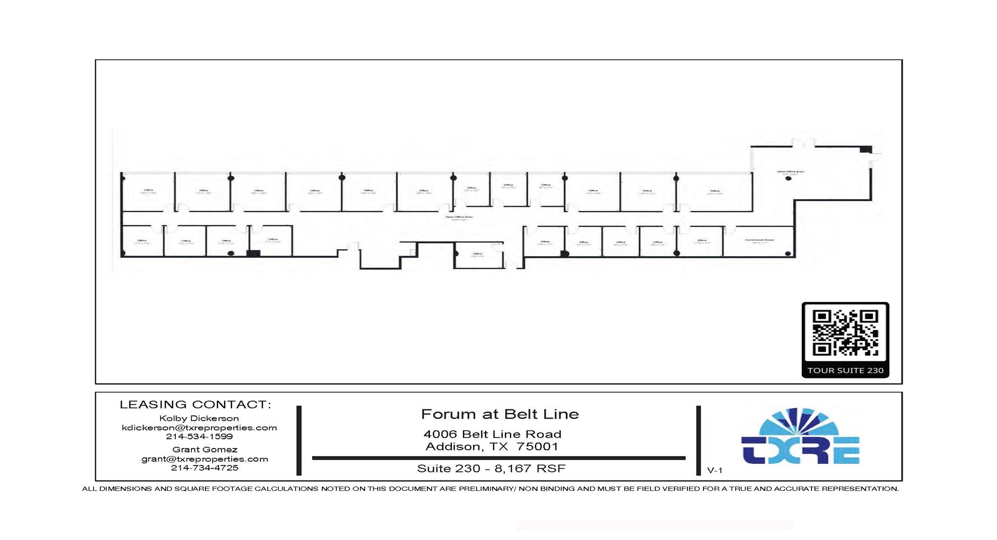 4004 Belt Line Rd, Addison, TX en alquiler Plano de la planta- Imagen 1 de 1