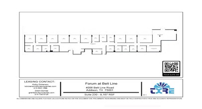 4004 Belt Line Rd, Addison, TX en alquiler Plano de la planta- Imagen 1 de 1