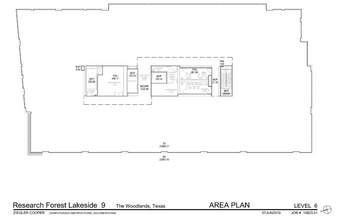 9709 Lakeside Blvd, The Woodlands, TX en alquiler Plano de la planta- Imagen 1 de 1