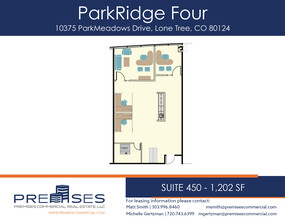 10375 Park Meadows Dr, Lone Tree, CO en alquiler Plano de la planta- Imagen 1 de 1