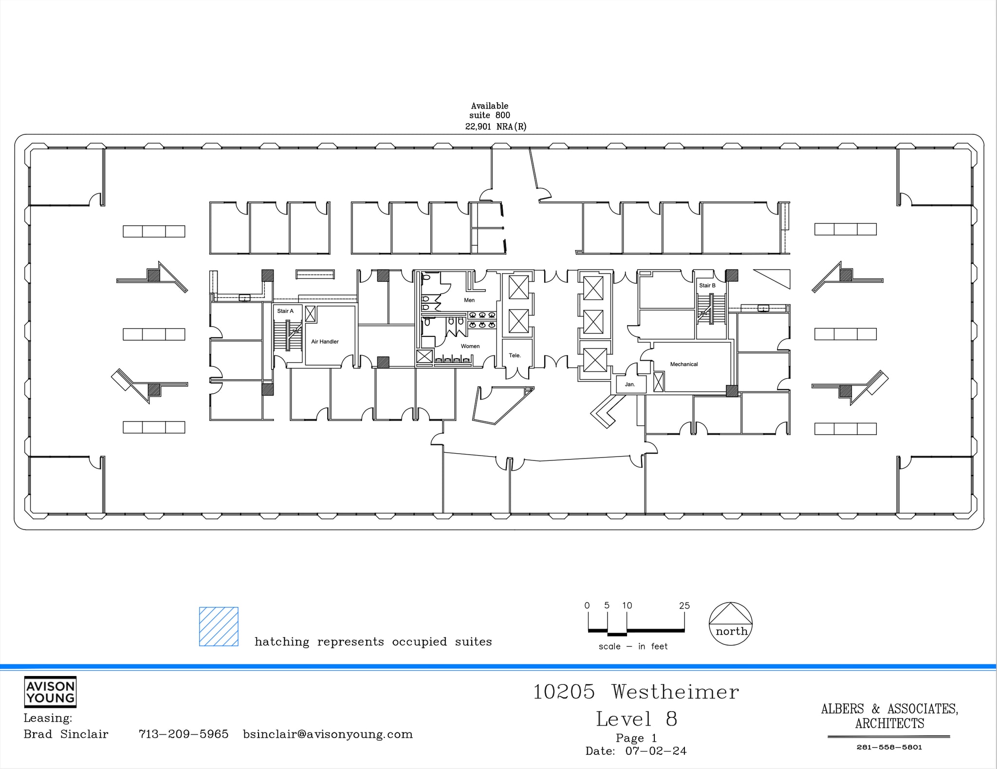10205 Westheimer Rd, Houston, TX en alquiler Plano de la planta- Imagen 1 de 1
