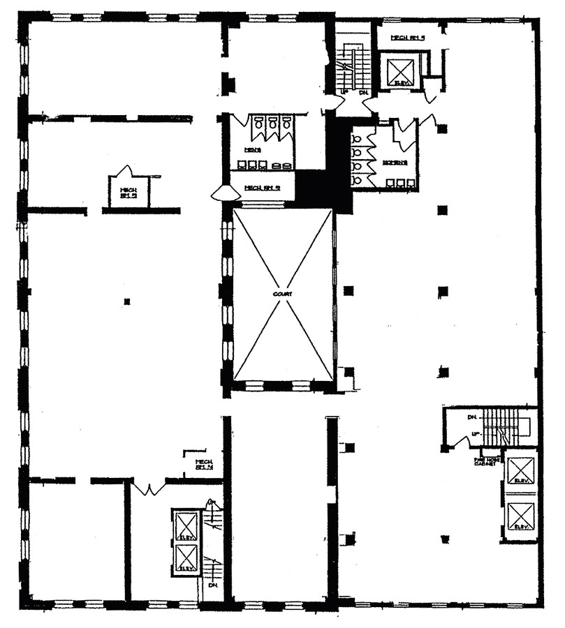 Plano de planta tipo