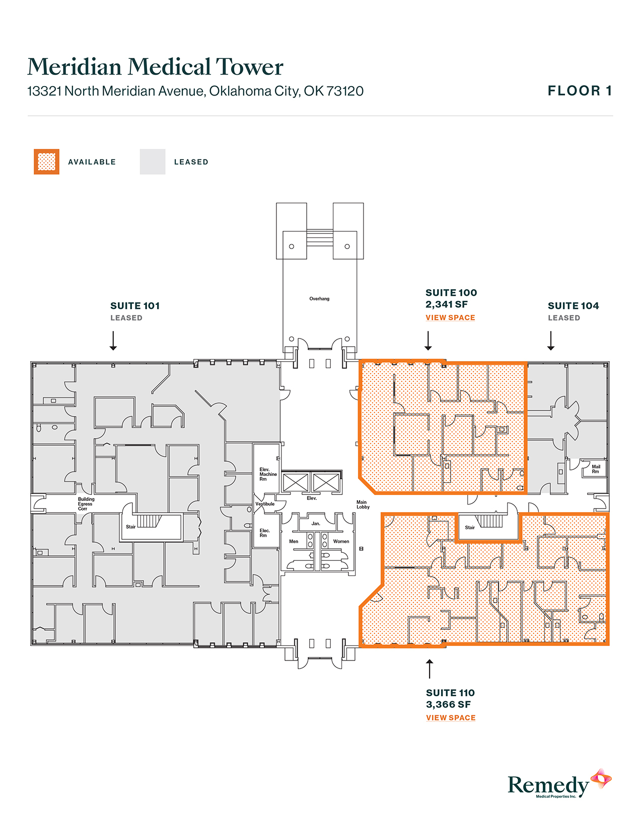 13321 N Meridian Ave, Oklahoma City, OK en alquiler Plano de la planta- Imagen 1 de 1