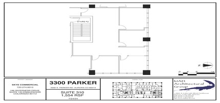 3300 S Parker Rd, Aurora, CO en venta Plano de la planta- Imagen 1 de 1