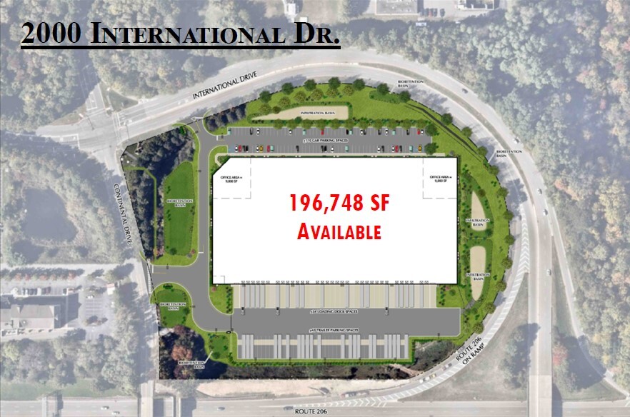 2000 International Dr, Mount Olive, NJ en alquiler - Plano del sitio - Imagen 3 de 4