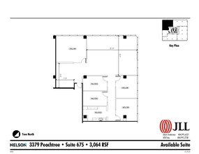 3379 Peachtree Rd NE, Atlanta, GA en alquiler Plano de la planta- Imagen 1 de 6