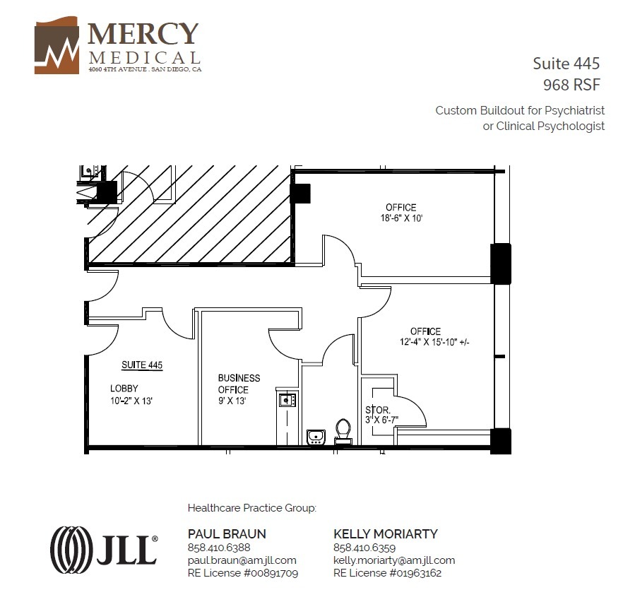 4060 4th Ave, San Diego, CA en alquiler Plano de la planta- Imagen 1 de 2