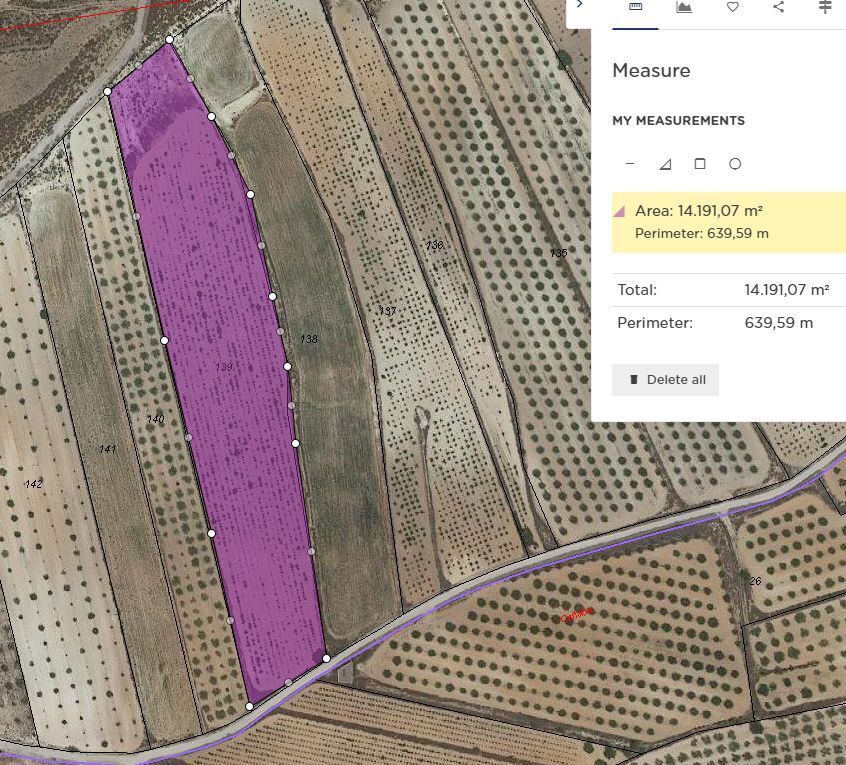 Terreno en PINOSO, Alicante en venta Plano del sitio- Imagen 1 de 1