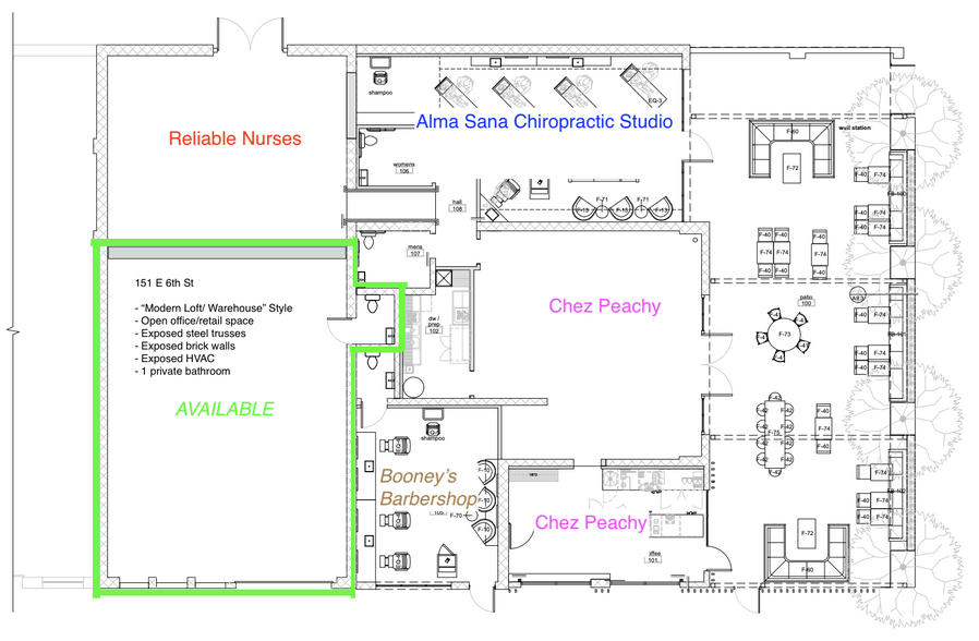 151 E 6th St, Tucson, AZ en alquiler - Plano de la planta - Imagen 2 de 4