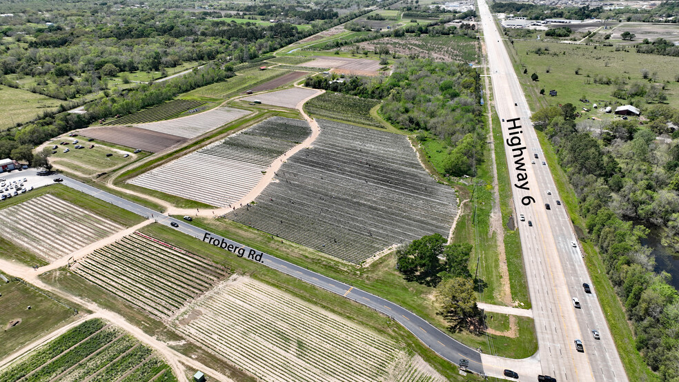 24702 Highway 6 @ Froberg St, Alvin, TX en venta - Vista aérea - Imagen 1 de 4