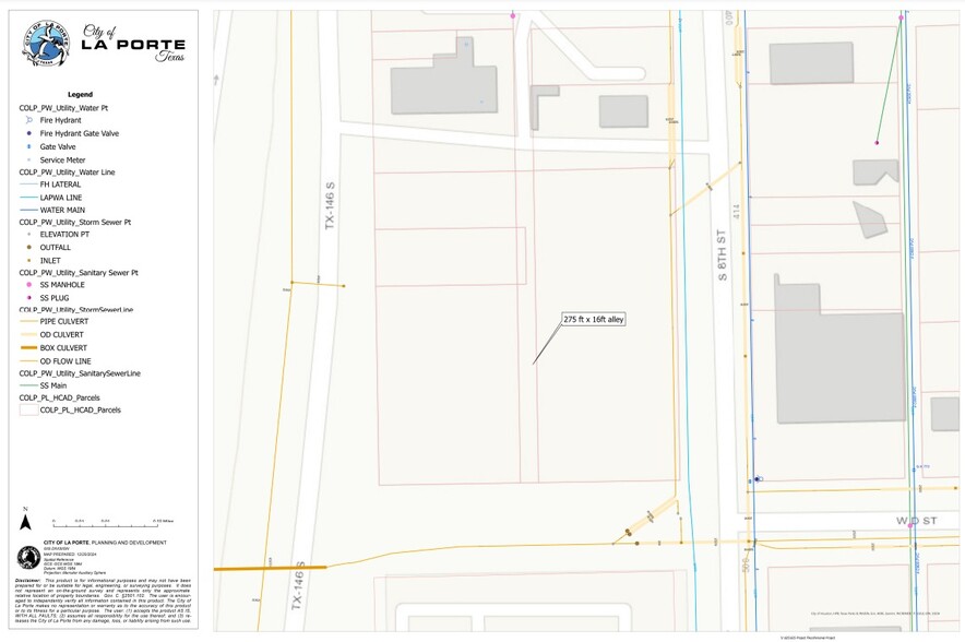 State Hwy 146 Feeder Road & 8th Street, La Porte, TX en venta - Plano del sitio - Imagen 2 de 3