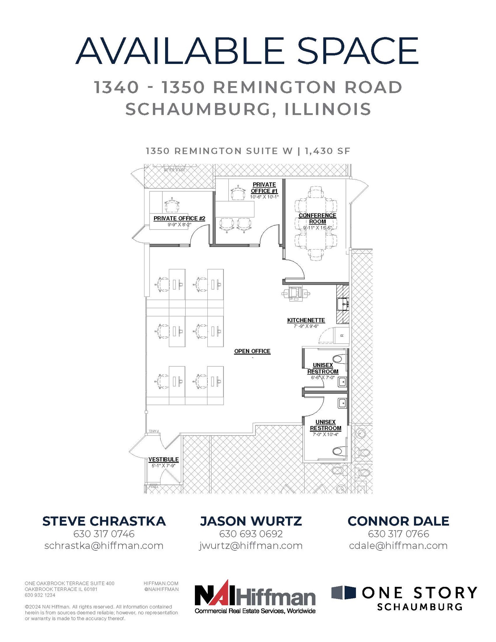 1305 Remington Rd, Schaumburg, IL en alquiler Plano de la planta- Imagen 1 de 2