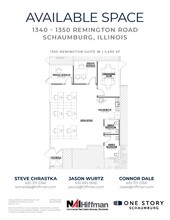 1305 Remington Rd, Schaumburg, IL en alquiler Plano de la planta- Imagen 1 de 2