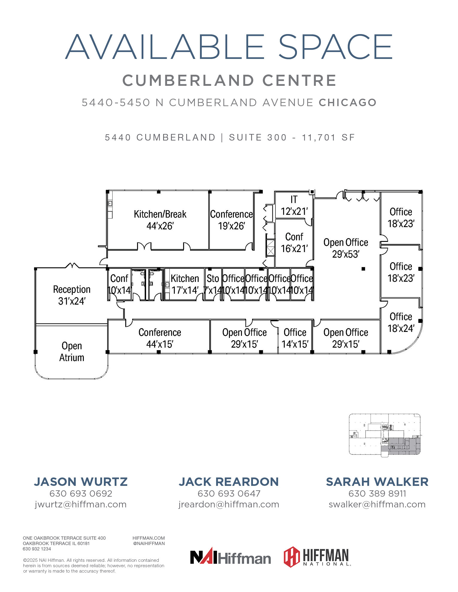 5440 N Cumberland Ave, Chicago, IL en alquiler Plano de la planta- Imagen 1 de 1