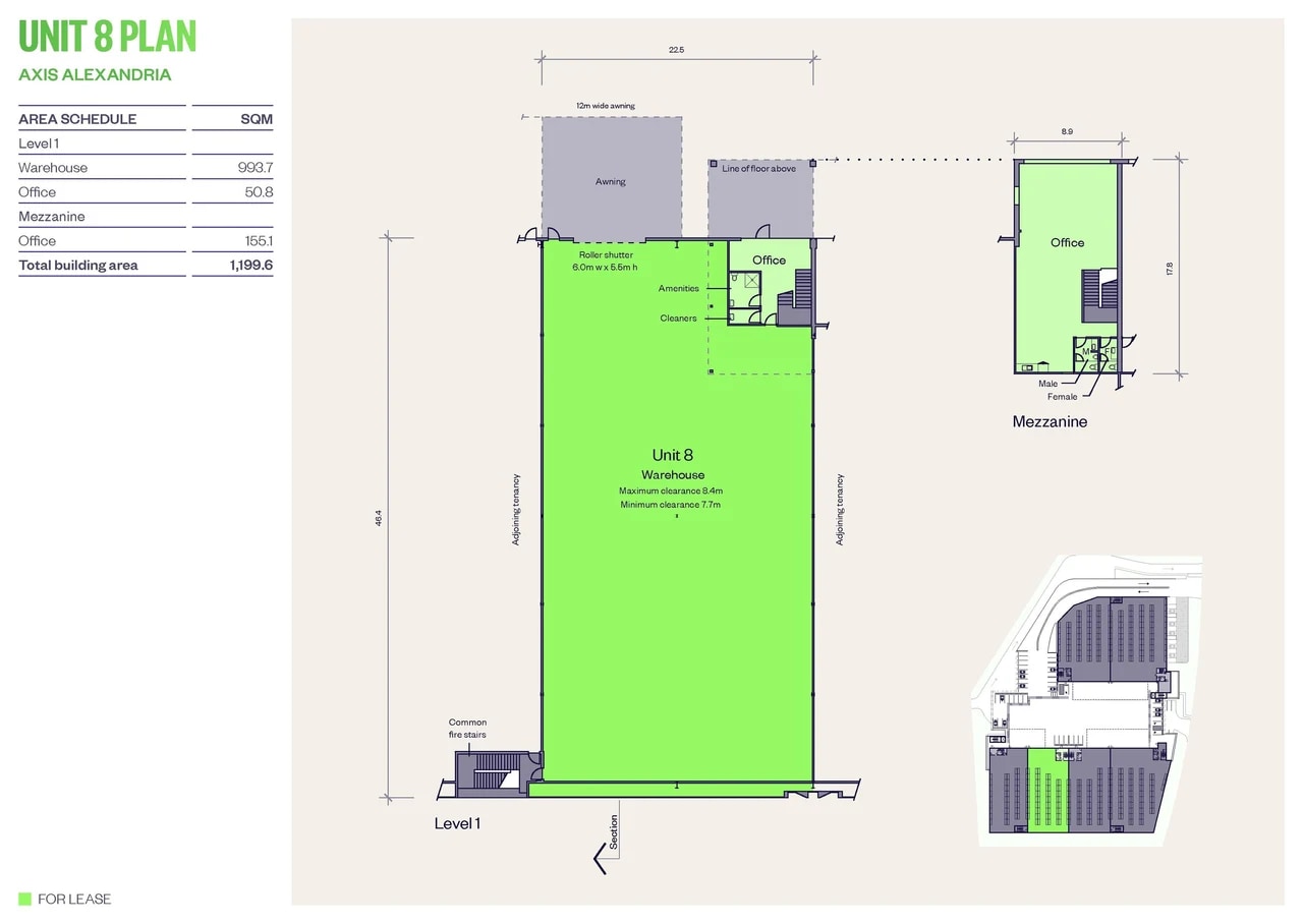 45 Burrows Rd, Alexandria en alquiler Plano de la planta- Imagen 1 de 1