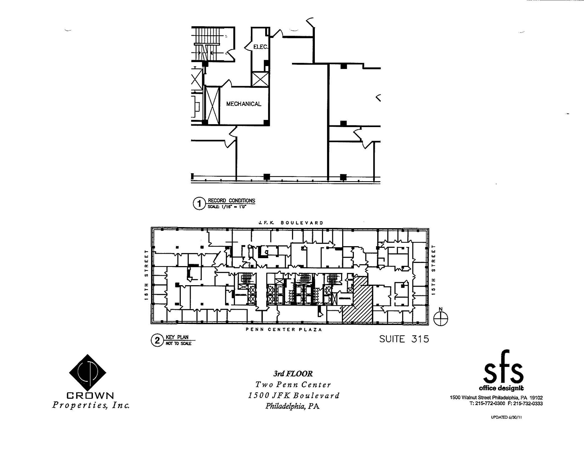 1500 John F Kennedy Blvd, Philadelphia, PA en alquiler Plano de la planta- Imagen 1 de 1