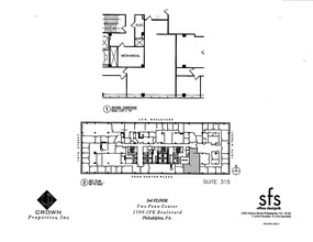 1500 John F Kennedy Blvd, Philadelphia, PA en alquiler Plano de la planta- Imagen 1 de 1