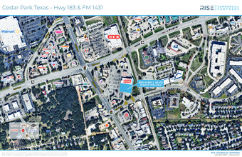 850 N Bell Blvd, Cedar Park, TX - vista aérea  vista de mapa - Image1