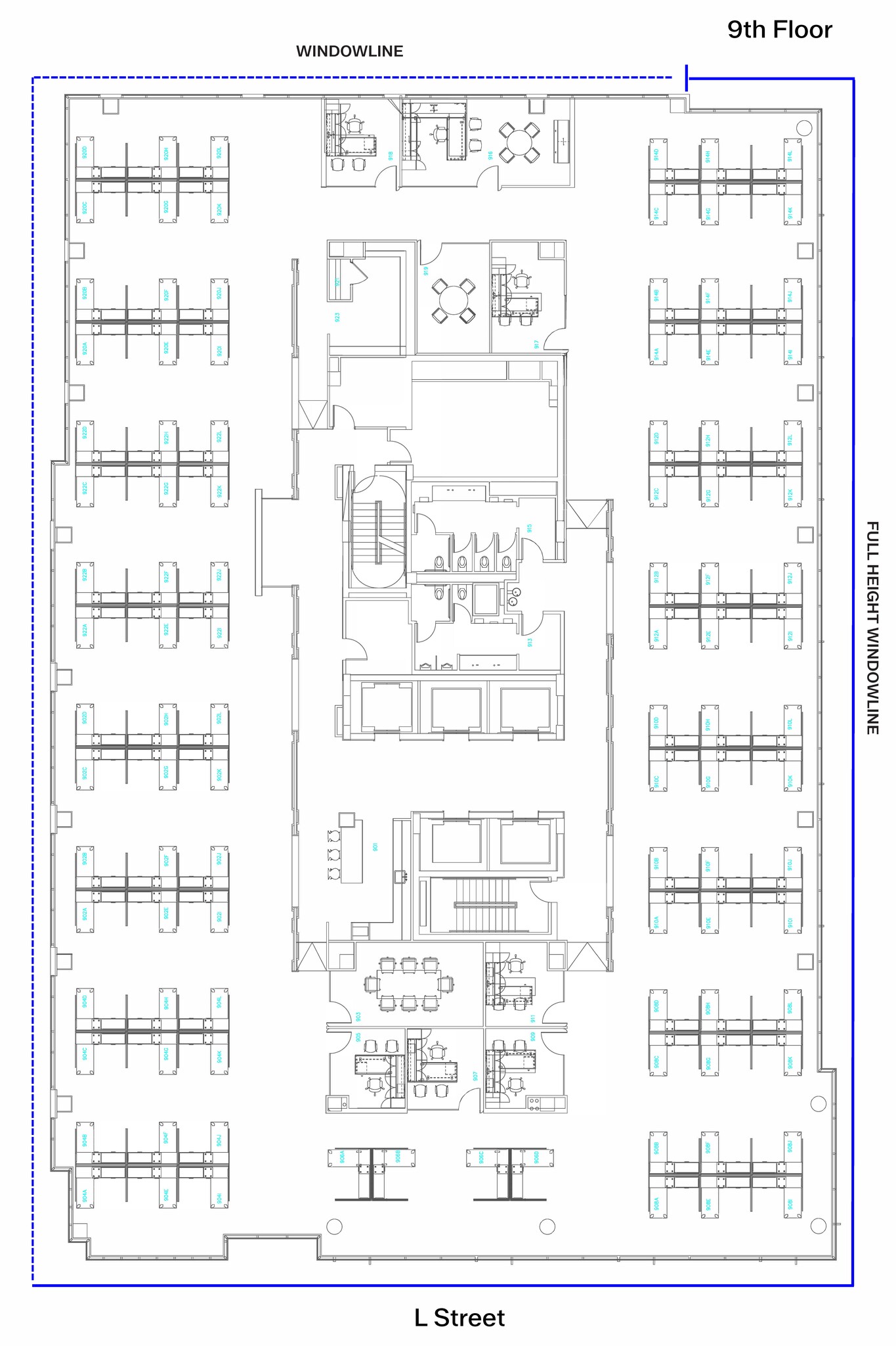 1331 L St NW, Washington, DC en alquiler Plano de la planta- Imagen 1 de 1