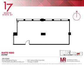 17 N State St, Chicago, IL en alquiler Plano de la planta- Imagen 1 de 4