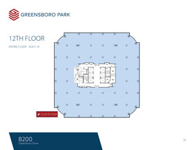 8180-8200 Greensboro Dr, McLean, VA en alquiler Plano de la planta- Imagen 1 de 1