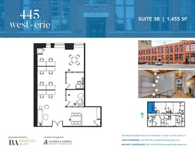 445 W Erie St, Chicago, IL en alquiler Plano de la planta- Imagen 2 de 7