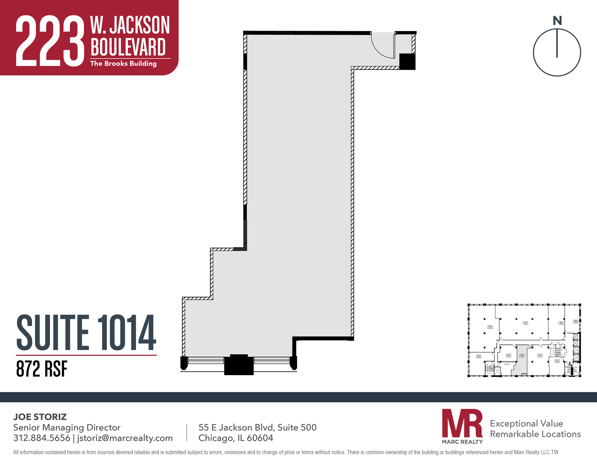 223 W Jackson Blvd, Chicago, IL en alquiler Plano de la planta- Imagen 1 de 1