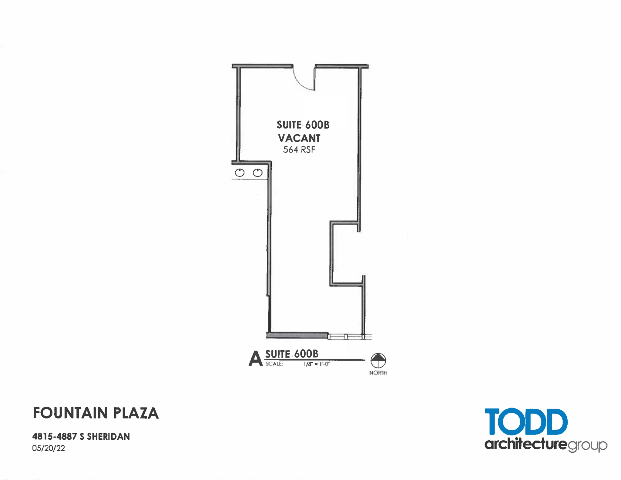 4815-4821 S Sheridan Rd, Tulsa, OK en alquiler Plano de la planta- Imagen 1 de 2