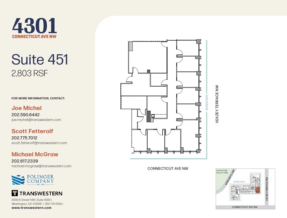 4301 Connecticut Ave NW, Washington, DC en alquiler Plano de la planta- Imagen 1 de 1