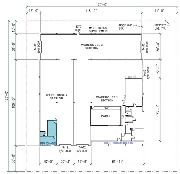 113 Commerce Cir, Sacramento, CA en venta - Plano de la planta - Imagen 3 de 6