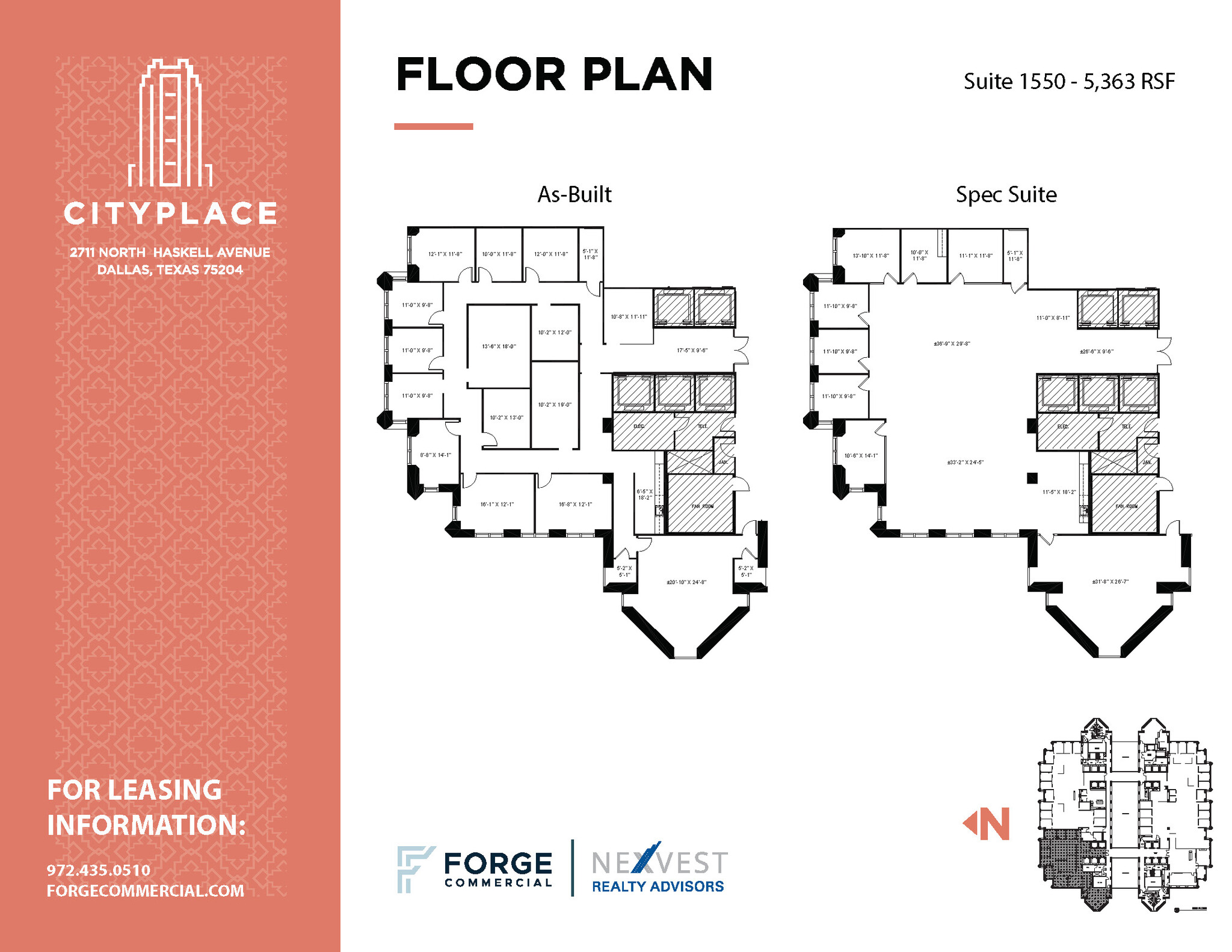 2711 N Haskell Ave, Dallas, TX en alquiler Plano de la planta- Imagen 1 de 1