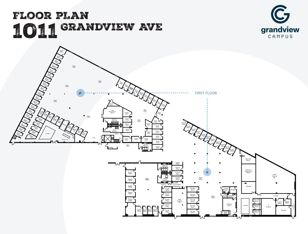 1011 Grandview Ave, Glendale, CA en alquiler Plano de la planta- Imagen 1 de 1