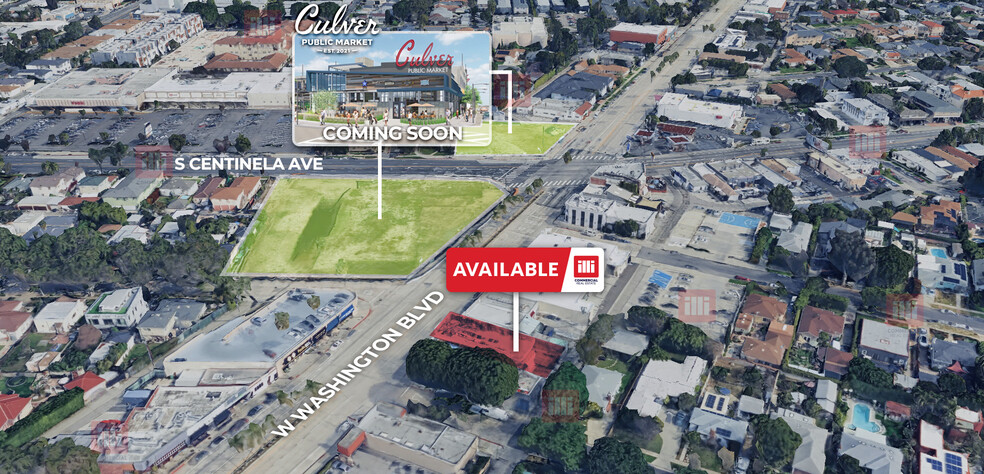 12474 W Washington Blvd, Los Angeles, CA en alquiler - Vista aérea - Imagen 2 de 6