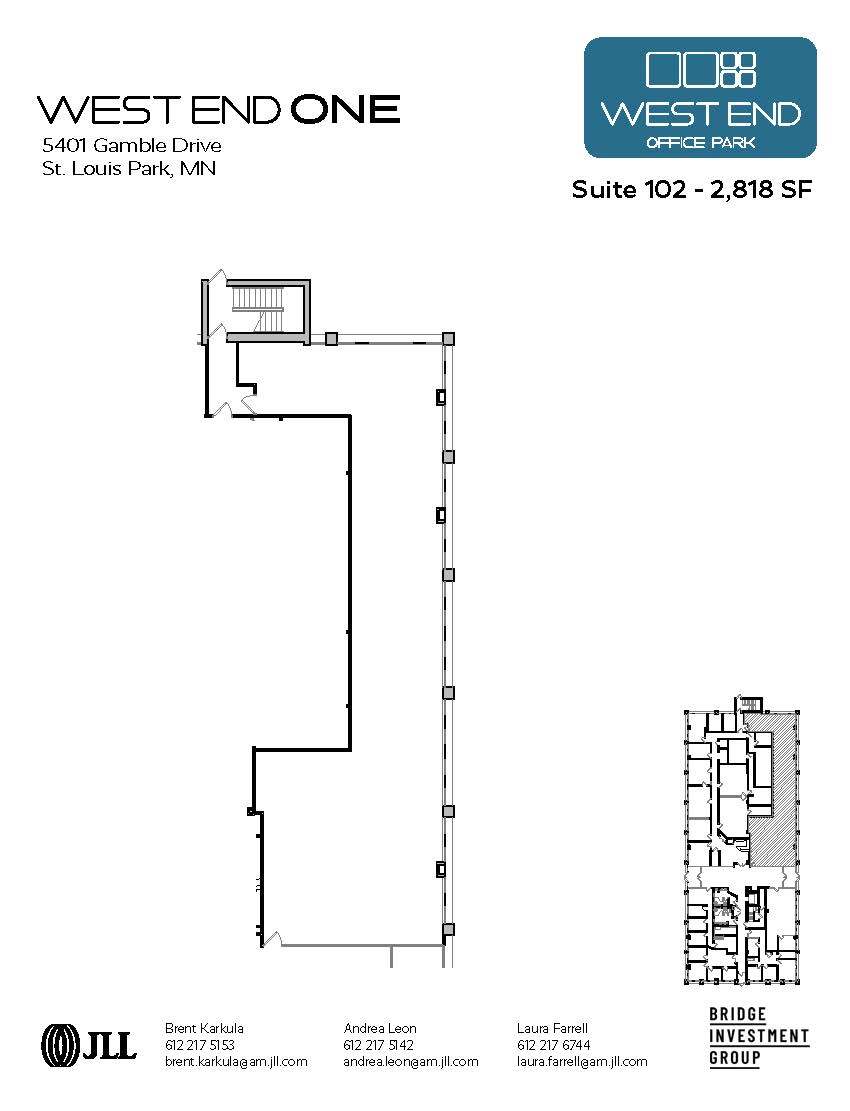 1665 Utica Ave S, Saint Louis Park, MN en alquiler Plano de la planta- Imagen 1 de 1