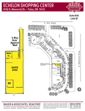 8136-8190 S Memorial Dr, Tulsa, OK en alquiler Plano de la planta- Imagen 2 de 3