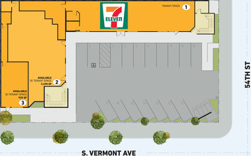 5318 S Vermont Ave, Los Angeles, CA en alquiler Plano de la planta- Imagen 2 de 2